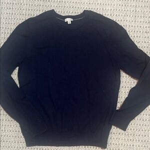 GAP Men's Navy Cotton/Cashmere Crewneck Sweater